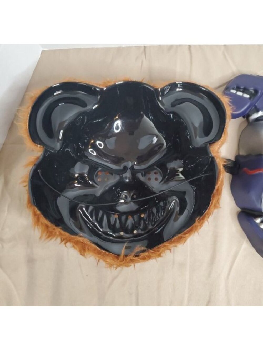 Five Nights at Freddy’s Masks Lot of 2 Furry Freddy Fazbear And Bonnie Masks - Picture 3 of 6
